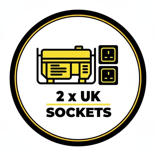 Generator 2 x UK plug sockets icon