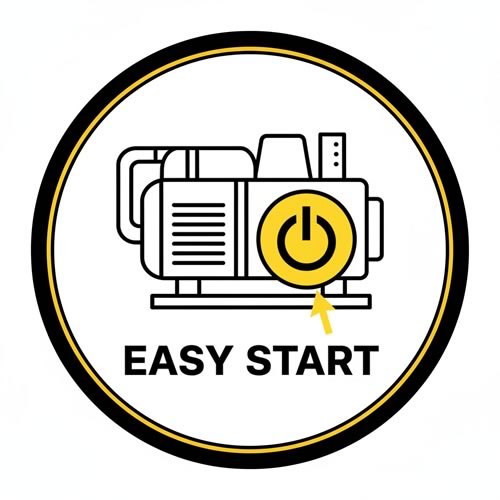 G9000W generator button start