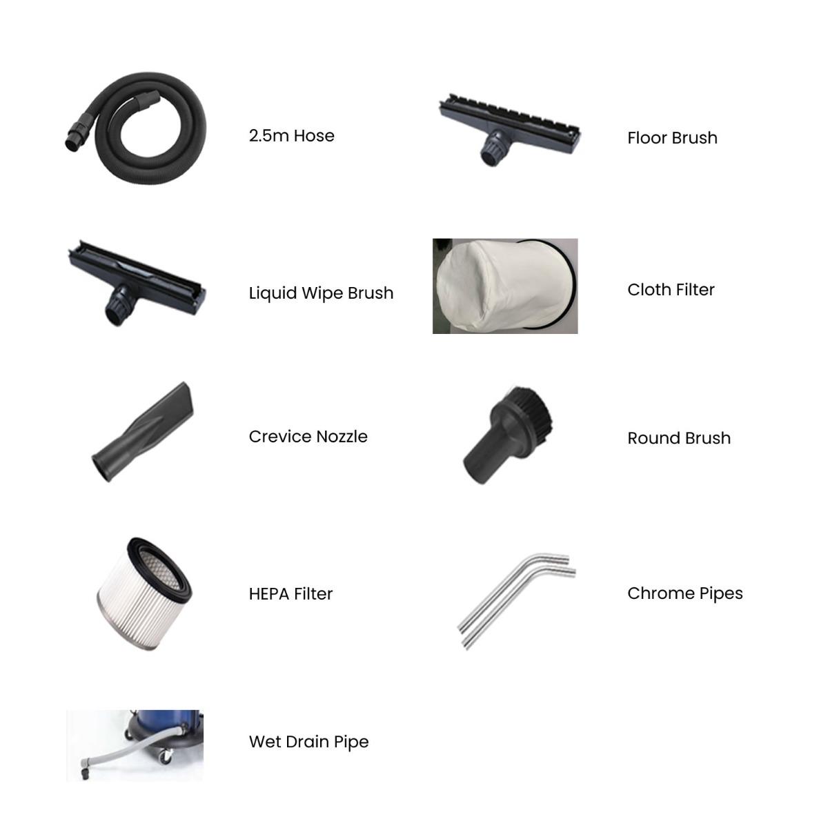 Included accessories