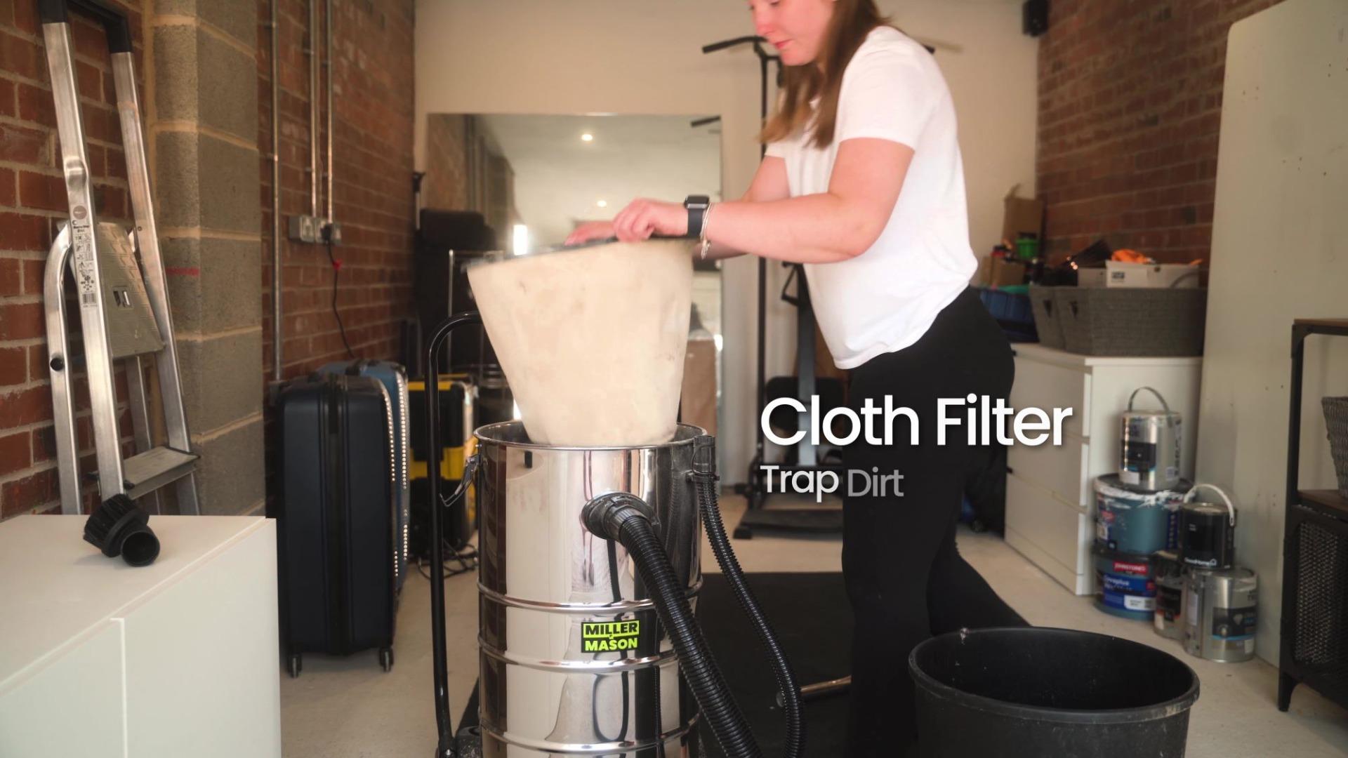 Miller and mason industrial vacuum cleaner – filter 2