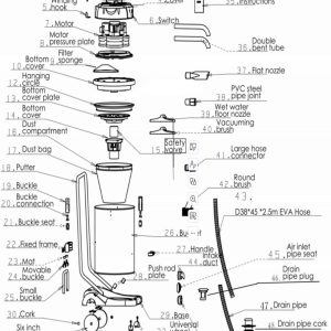 Stopper Cork Part For VC3000 Vacuum cleaners